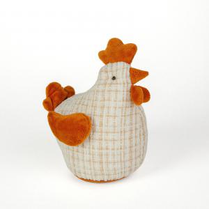 Textil dekoráció - tyúkanyó - 18 cm