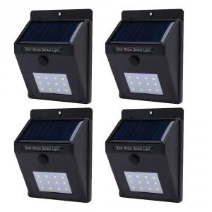 Timeless Tools 4 db-os falra szerelhető, szolár világítás