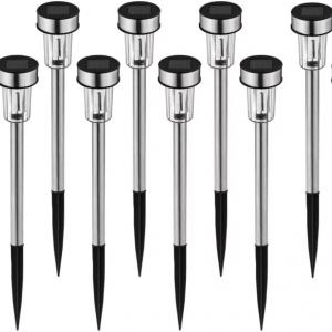 Timeless Tools Leszúrható napelemes kerti lámpa szett 10 db