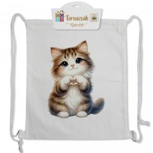 Tornazsák Cicás 35x40cm