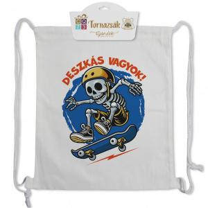 Tornazsák Deszkás vagyok 35x40cm