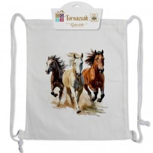 Tornazsák lovas mén 35x40cm