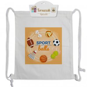 Tornazsák Sport Balls 35x40cm