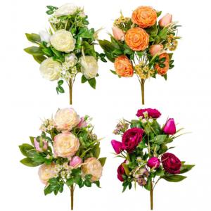 Tulipán,ranunculus csokor 12v. M48cm