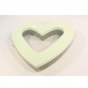 Tűzőhab szív 37 cm nyitott 1 DB vizes