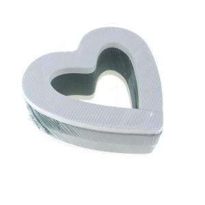 Tűzőhab szív forma nyitott 30cm