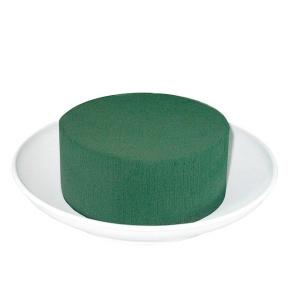 Tűzőhab vizes kerek tálban D19/12*6cm fehér