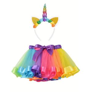 Unikornis szett (2 részes) szívárványos