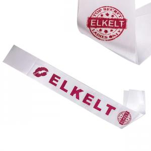 Vállszalag elkelt fehér vagy rózsaszín 1,6m x 9,5 cm