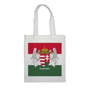 Vászontáska Angyalos címeres Hungary 35x40cm