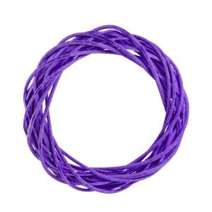 Vessző koszorú alap lila 25cm
