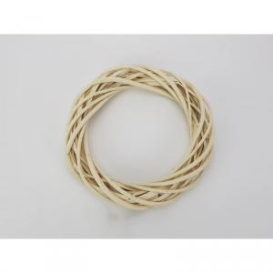 Vessző koszorú krém 20cm