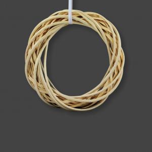 Vessző koszorú natúr 15cm