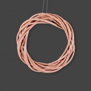 Vessző koszorú rosegold 15cm