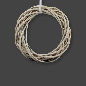 Vessző koszorú szürke 15cm