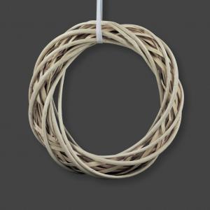 Vessző koszorú szürke 20cm