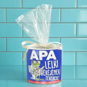 Vicces WC Papír – Apa Lelki Békéjének Tekercse - Vicces Ajándék Apáknak