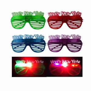 Villogó szemüveg Happy New Year