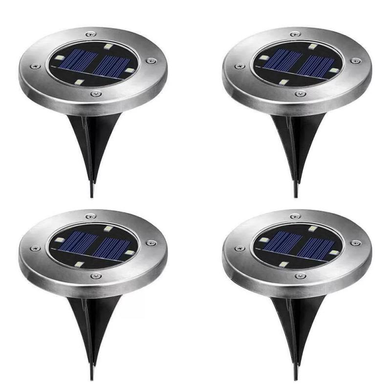 Timeless Tools 4 db kültéri beépíthető szolár lámpa