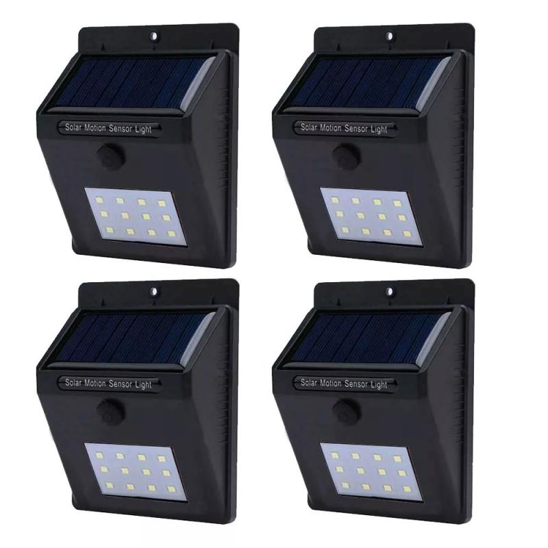 Timeless Tools 4 db-os falra szerelhető, szolár világítás