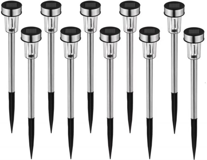 Timeless Tools Leszúrható napelemes kerti lámpa szett 10 db