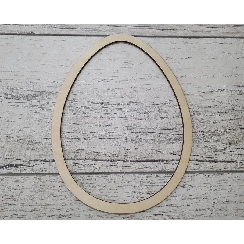 Tojás keret 24 cm festhető