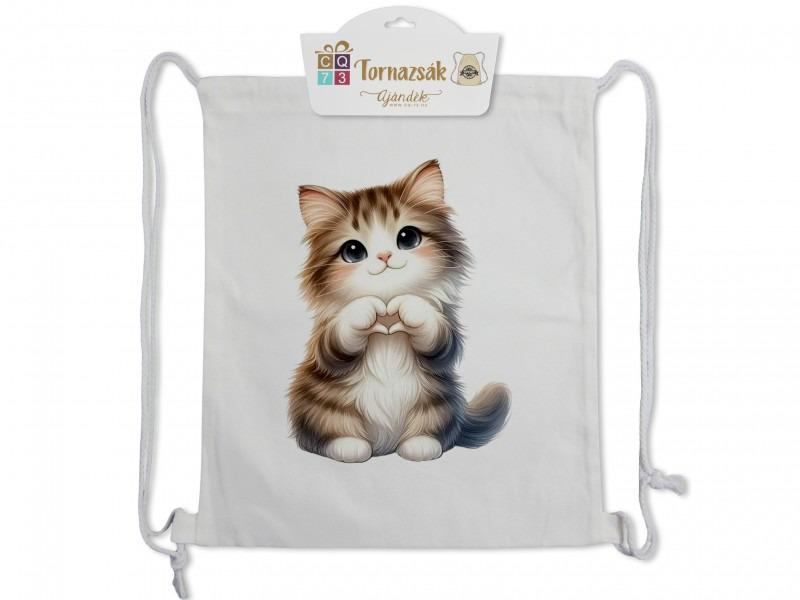 Tornazsák Cicás 35x40cm