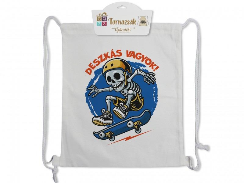 Tornazsák Deszkás vagyok 35x40cm