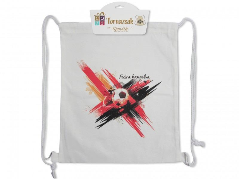 Tornazsák Focira hangolva 35x40cm