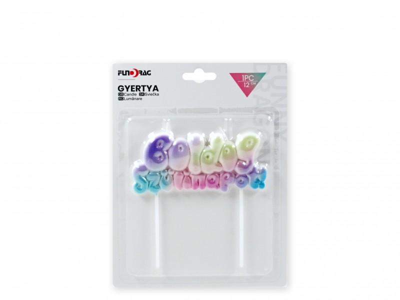 Tortagyertya Boldog Szülinapot 12cm