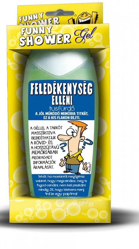 Tusfürdő 300 ml - Feledékenység elleni tusfürdő – Vicces ajándék