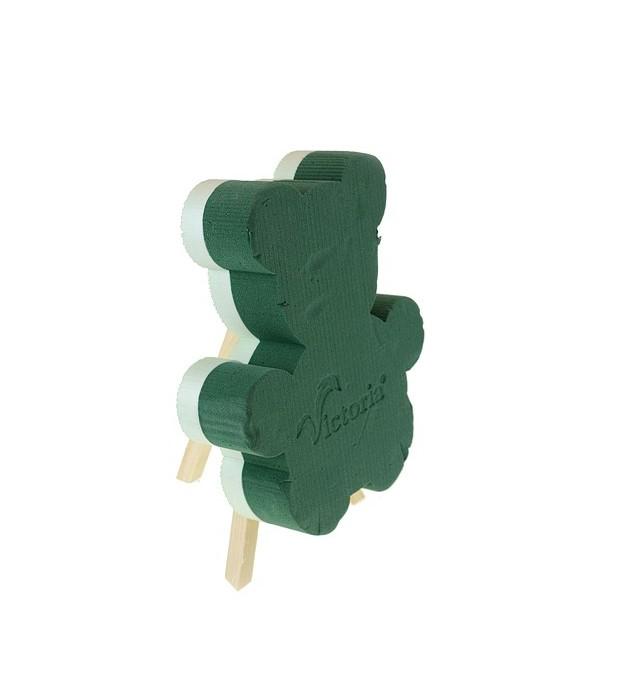 Tűzőhab maci forma 21cm álló