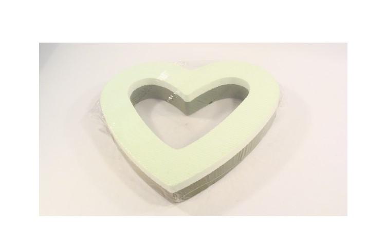 Tűzőhab szív 37 cm nyitott 1 DB vizes