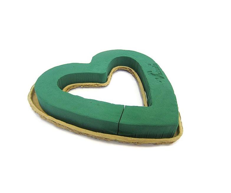 Tűzőhab szív forma nyitott BIO 39cm s/2