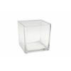 Üveg kocka 12*12*12cm átlátszó