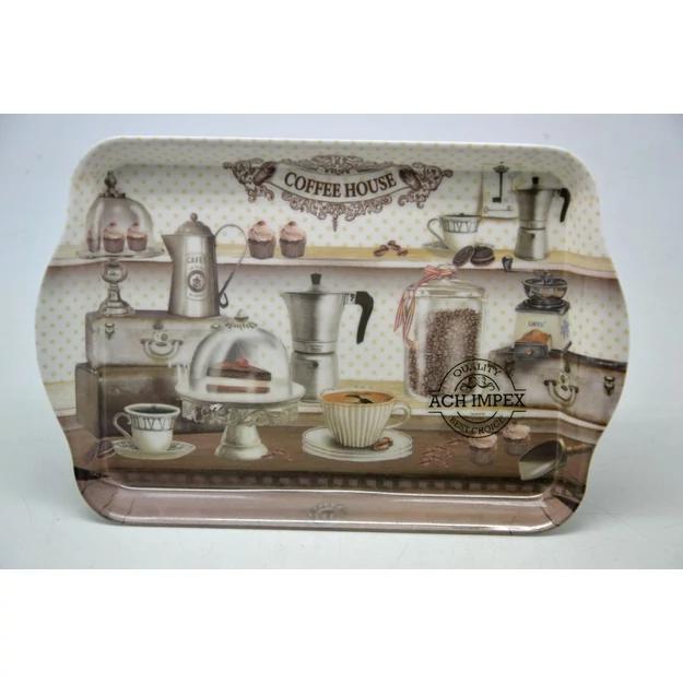Uzsonnás tálca 21x14,3x2cm kávéház