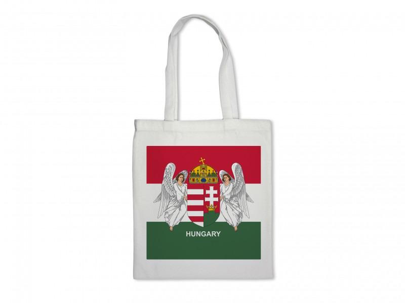 Vászontáska Angyalos címeres Hungary 35x40cm