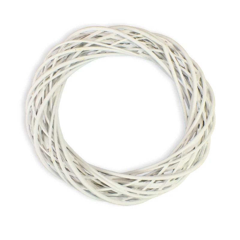 Vessző koszorú fehér 35cm