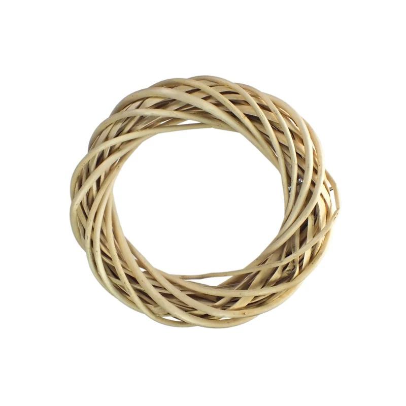 Vessző koszorú natúr 10cm