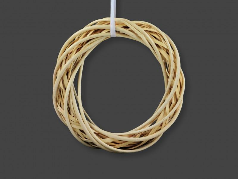 Vessző koszorú natúr 20cm