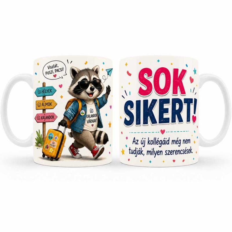 Vicces Búcsúztató Bögre Kollégának – Sok Sikert! – Humoros Ajándék Munkahelyváltáshoz