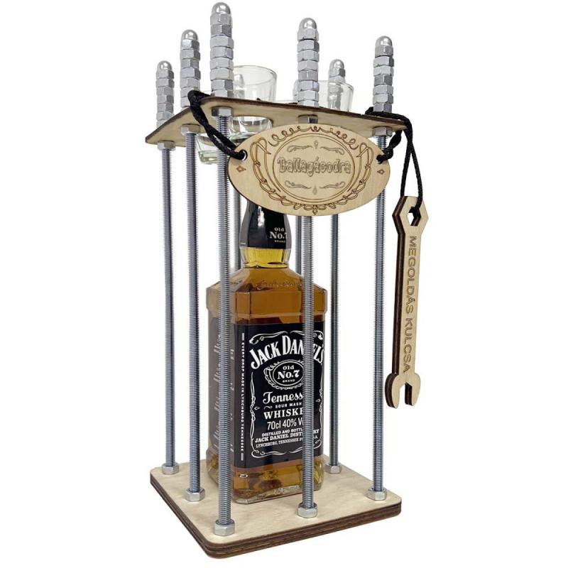 Vicces Fém Rácsos Börtön Italtartó - Ballagásodra - Vicces Ballagási Ajándék Italtartó