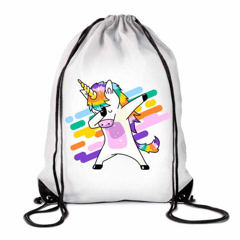 Vicces Hátizsák - Dabbelő unikornis – Vicces Ajándék - Unikornisos Ajándékok