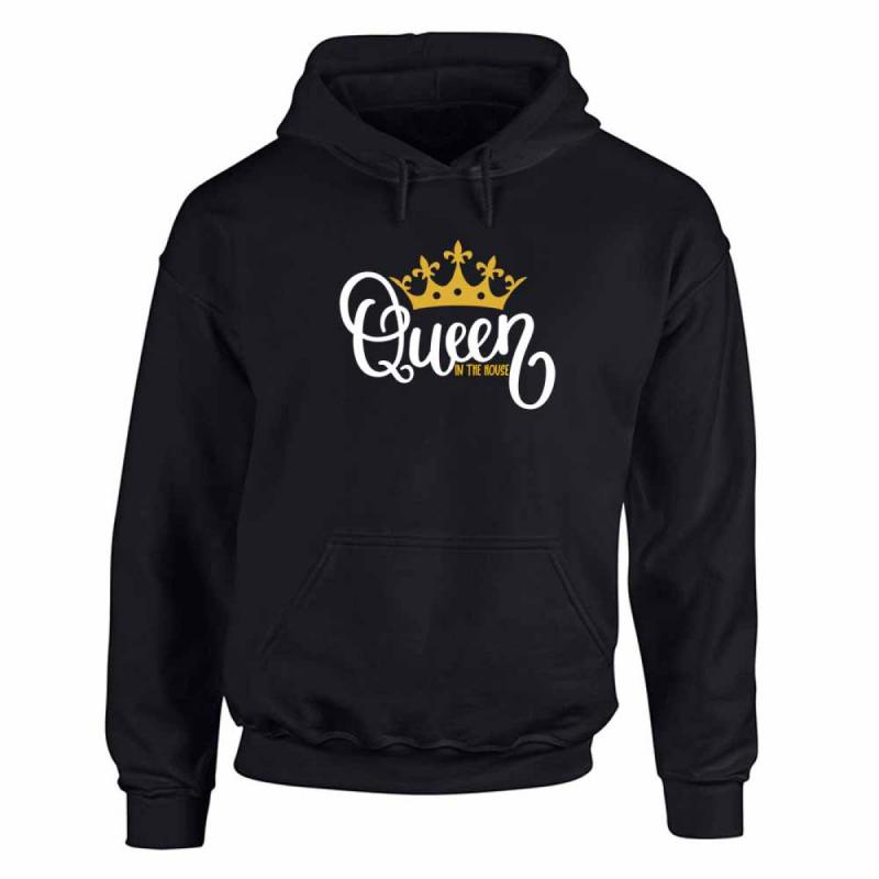 Vicces Pulóver - Queen 3XL fekete