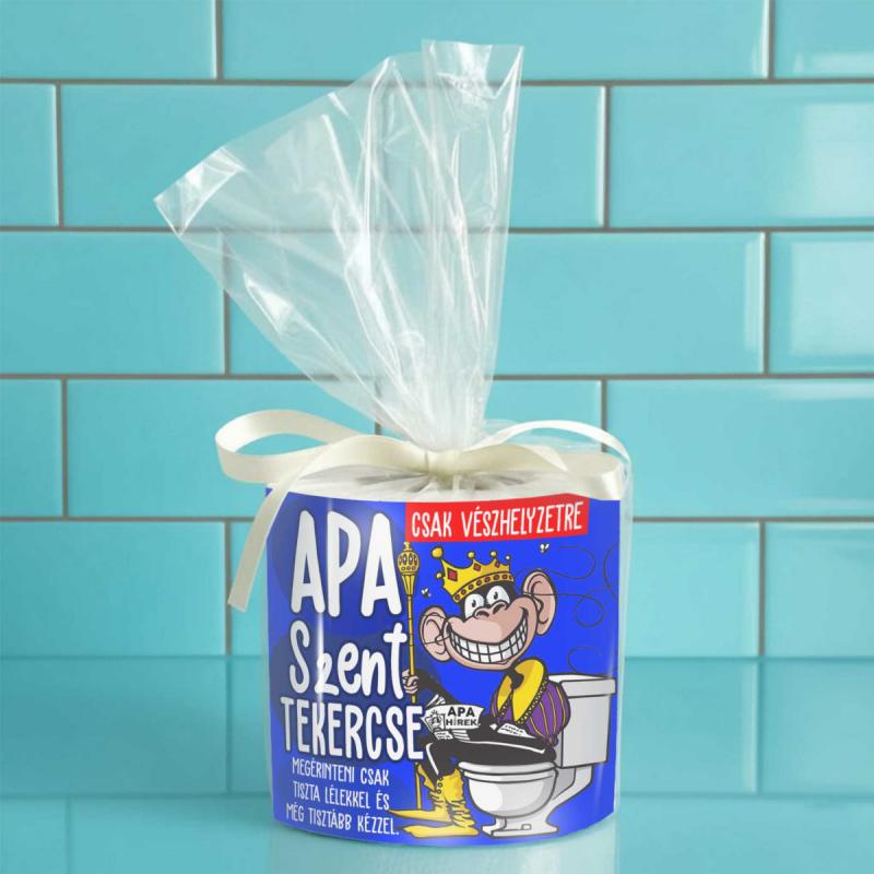 Vicces WC Papír – Apa Szent Tekercse - Vicces Ajándék Apáknak