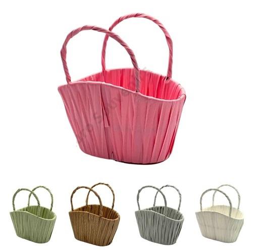 VIRÁGKOSÁR 1/144 16x8x17 cm 5 SZÍNBEN