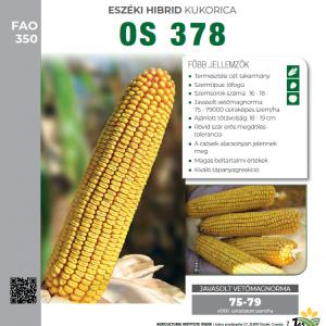 OS 378 Hibrid Kukorica Vetőmag 25000 szem/zsák (Redigo M+Force 20 CS+Korit)
