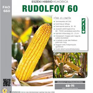 RUDOLFOV 60 Hibrid Kukorica Vetőmag 25000 szem/zsák (Redigo M+Force 20 CS+Korit)