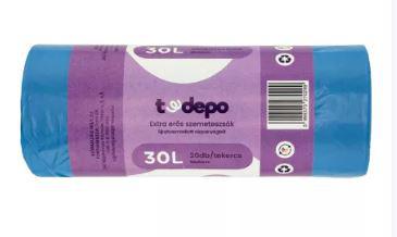 T-Depo szemeteszsák 30L - 50*60cm, extra erős, 20db/tek