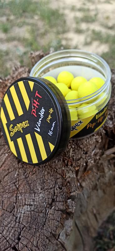 Vándor" 16mm-es  sós, Scopex Pop-Up csalizóbojli